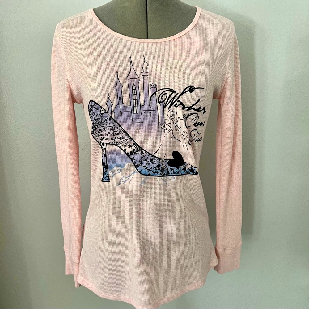 Disney Cinderella Pink Thermal Top